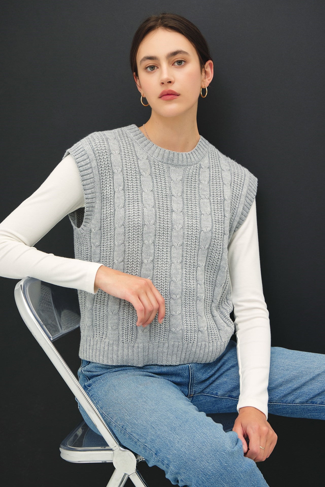BeCool Chunky Cable knit Sweater