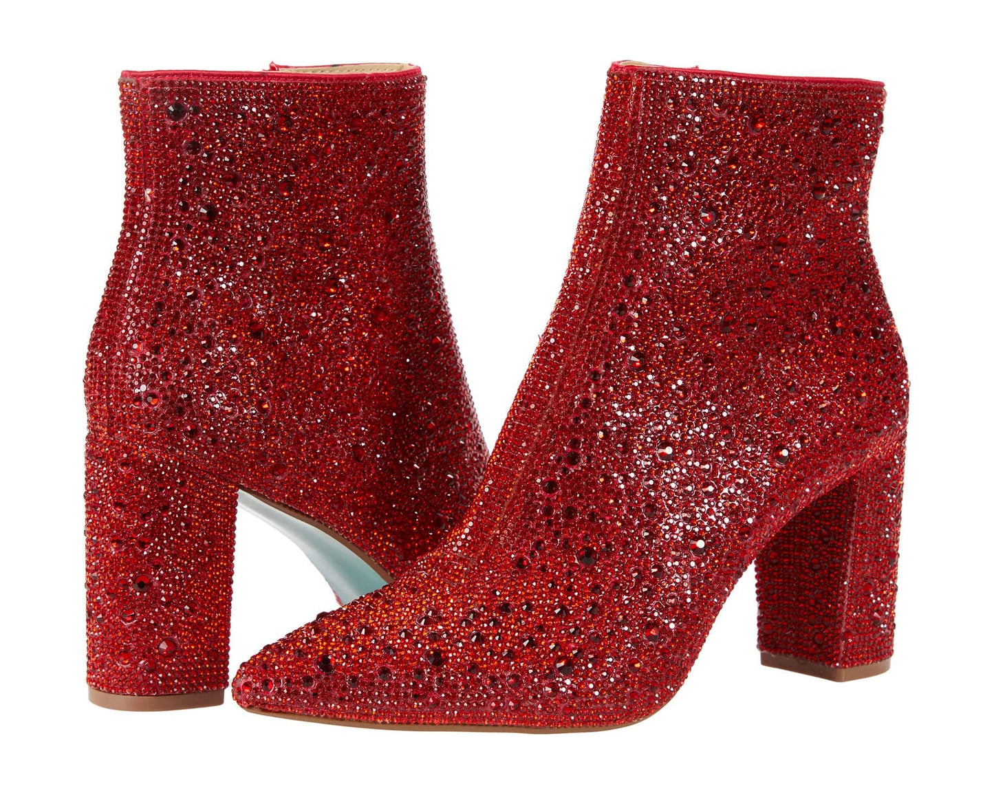 Betsey Johnson Rhinestone Booties