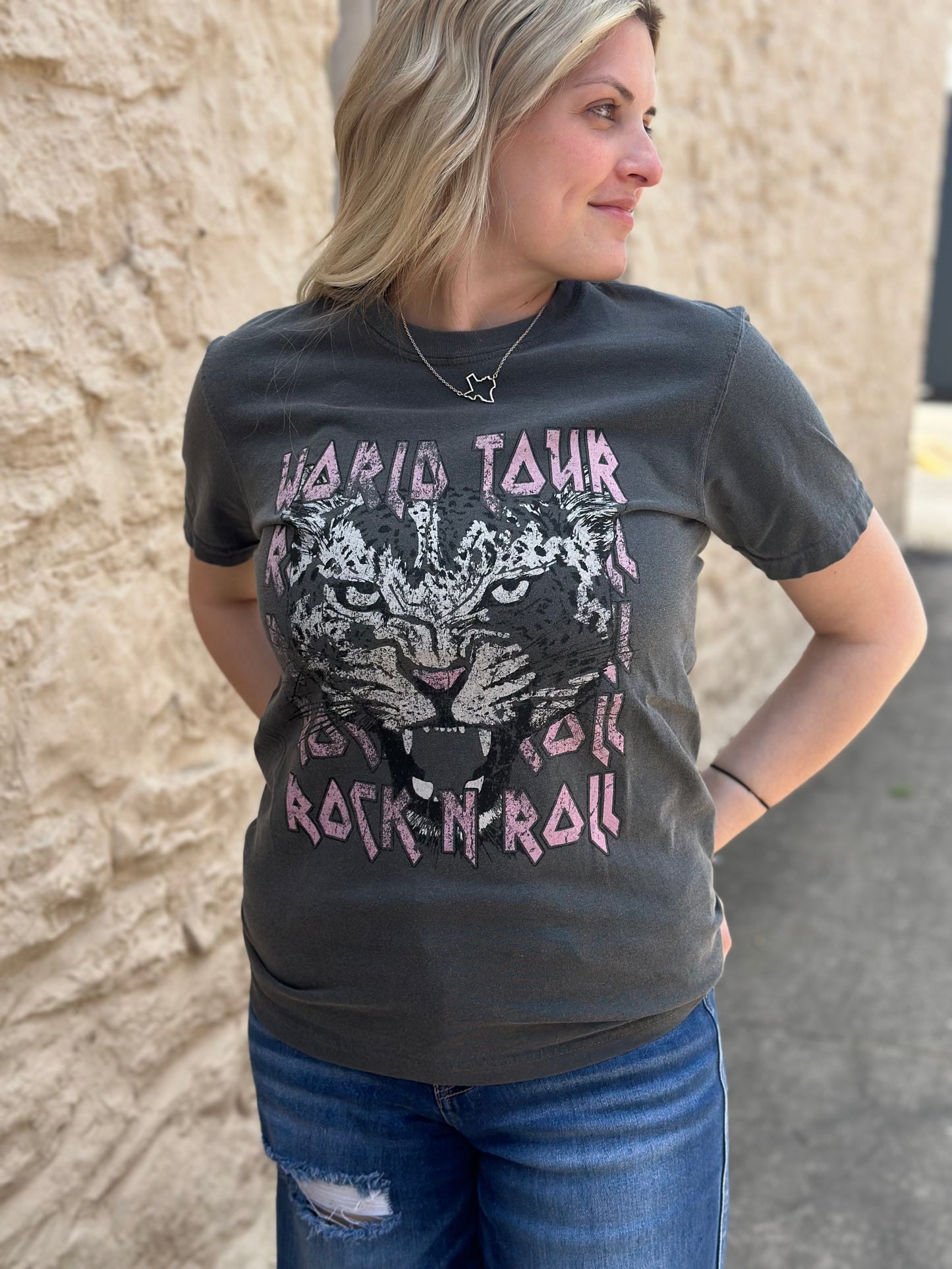 Illustrated Society World Tour Rock & Roll T-Shirt