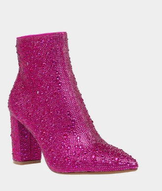 Betsey Johnson Rhinestone Booties