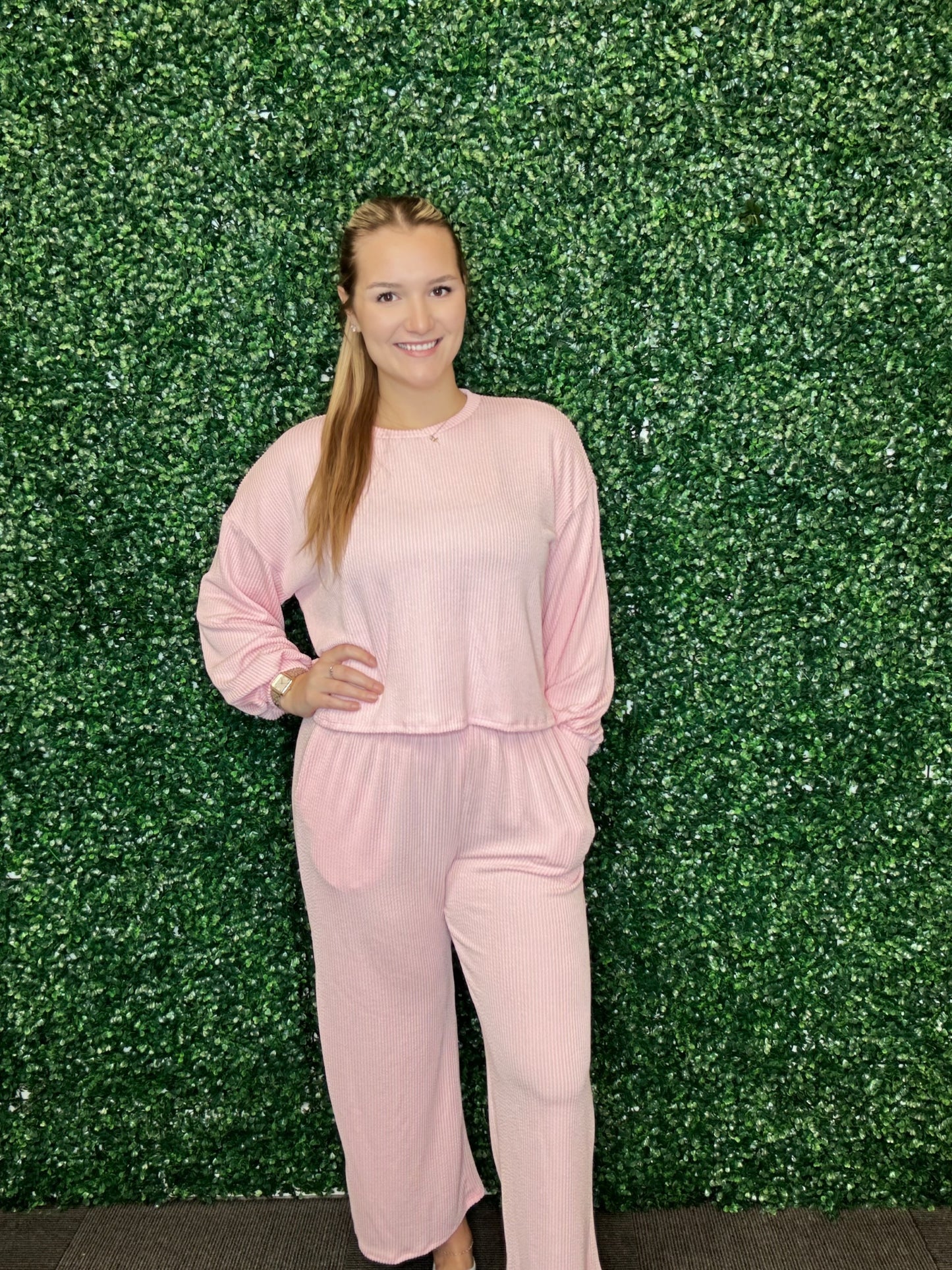 Lovely Melody Manifest Ribbed Loungewear