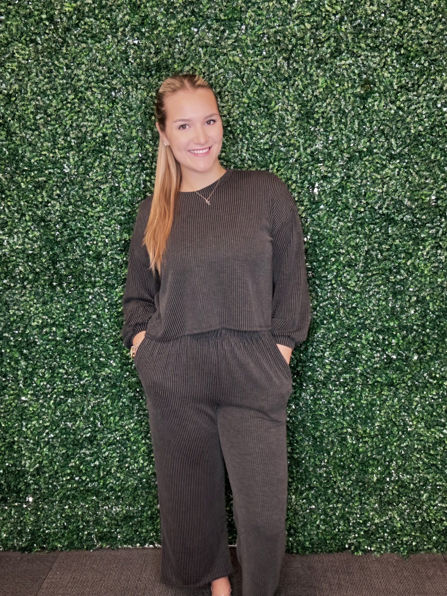 Lovely Melody Manifest Ribbed Loungewear