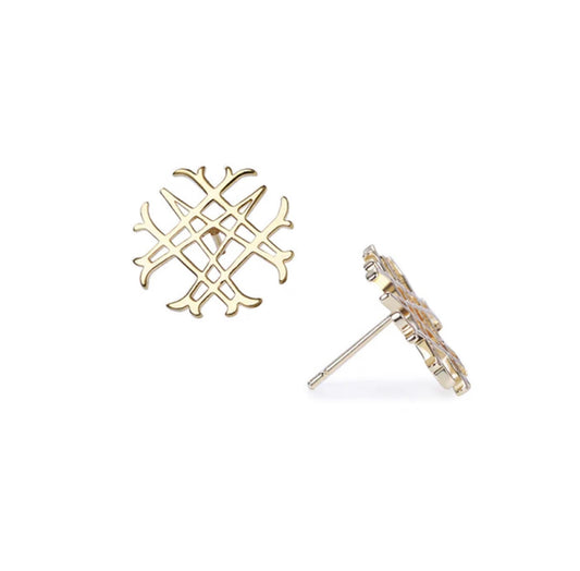 Natalie Wood Designs Logo Stud Earrings