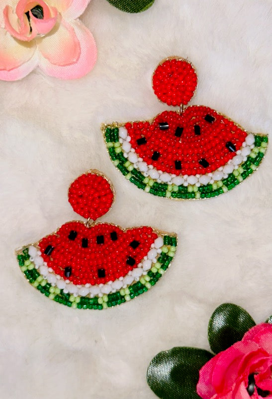 Watermelon Stud Earrings