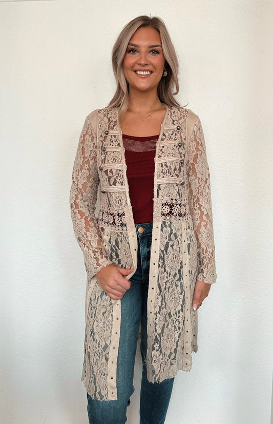 Vocal Lace Cardigan